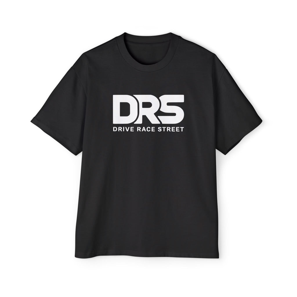 DRS Drive Race Street Tee — Men’s Oversized Racing T‑Shirt