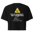 The Warning Label Crop Tee | Women’s Car Streetwear