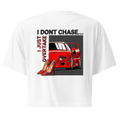 “I Don't Chase; I Just Overtake" Anime Graphic Crop Top