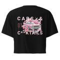 "Cars & Cocktails" Retro Pink Car Graphic