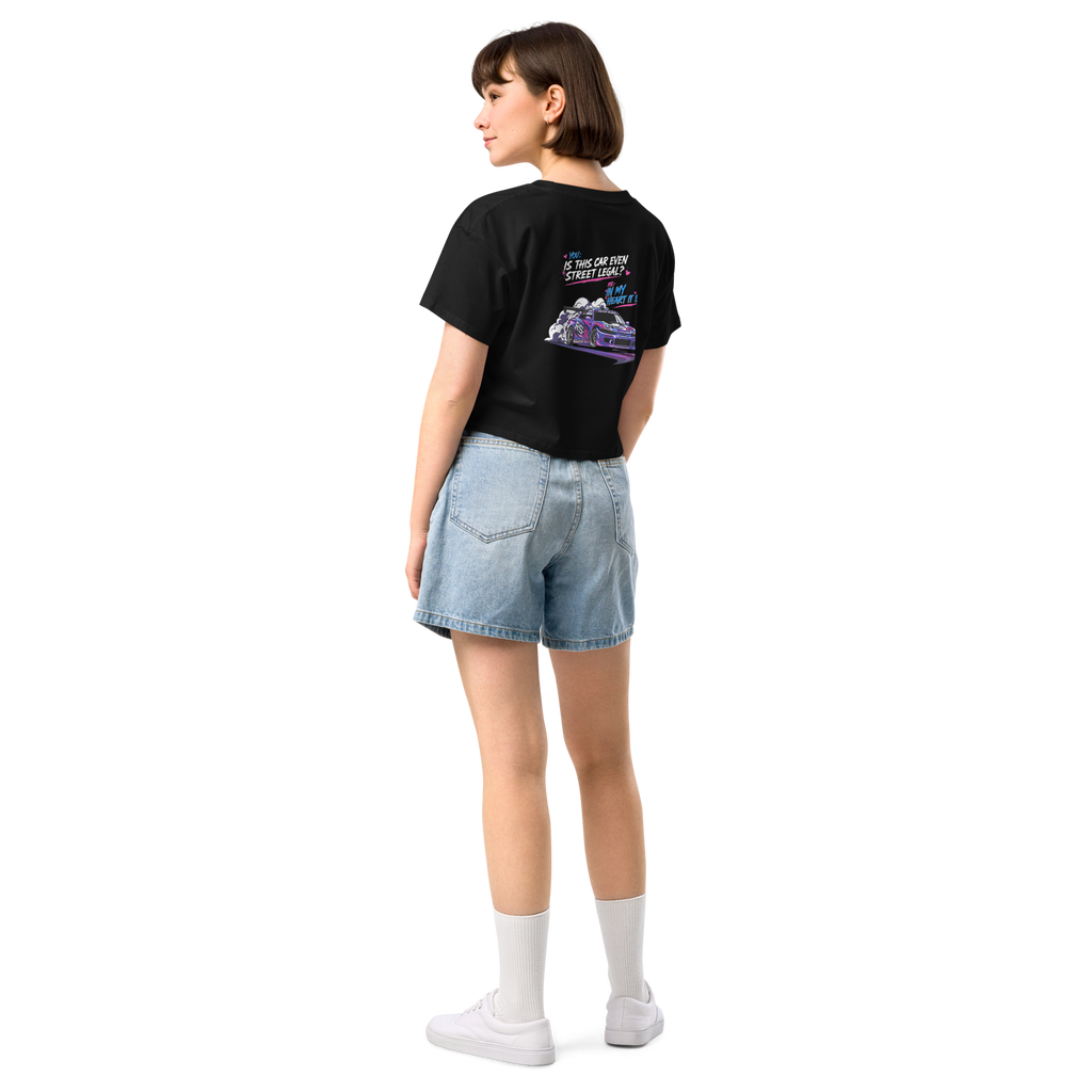 Street Legal In My Heart Crop Tee