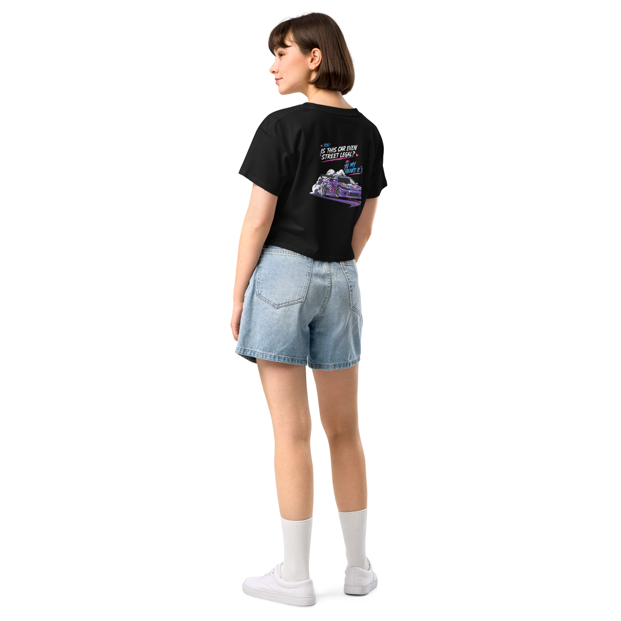 Street Legal In My Heart Crop Tee