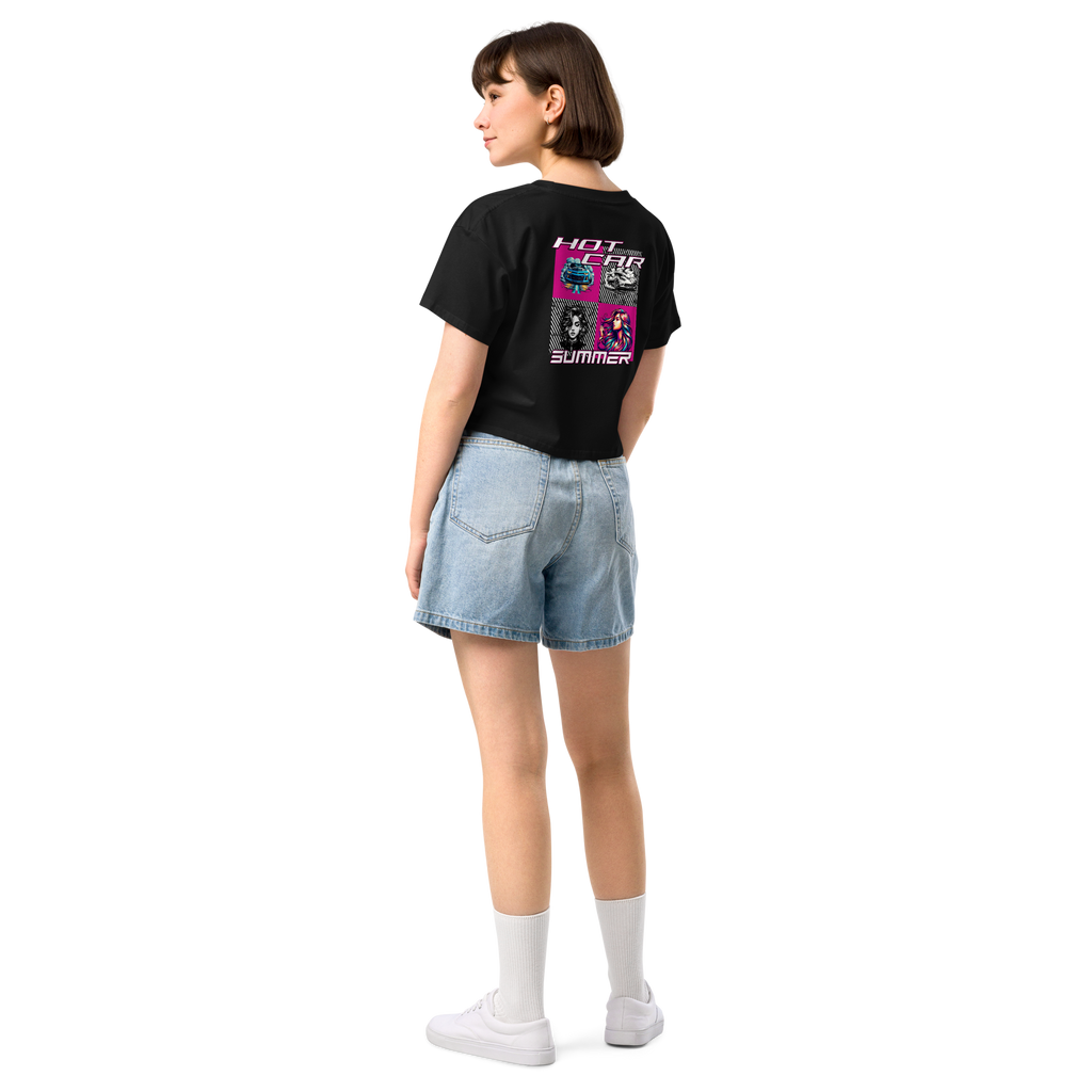 Hot Car Summer Cropped Tee