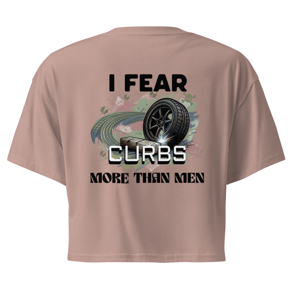 Pink t-shirt with graphic design and text on a white background