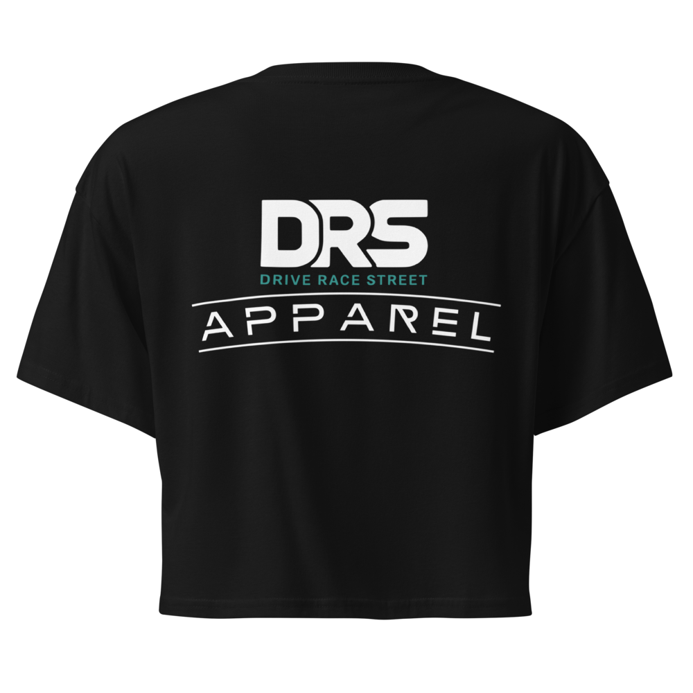 DRS Apparel Women's Crop Tee — Minimal Logo Streetwear Top