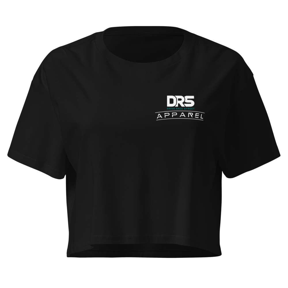 DRS Apparel Women's Crop Tee — Minimal Logo Streetwear Top