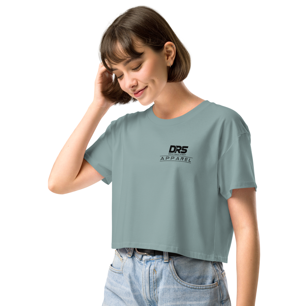 Gearhead Bouquet Crop Tee — Flowers, Spanners & Coilovers