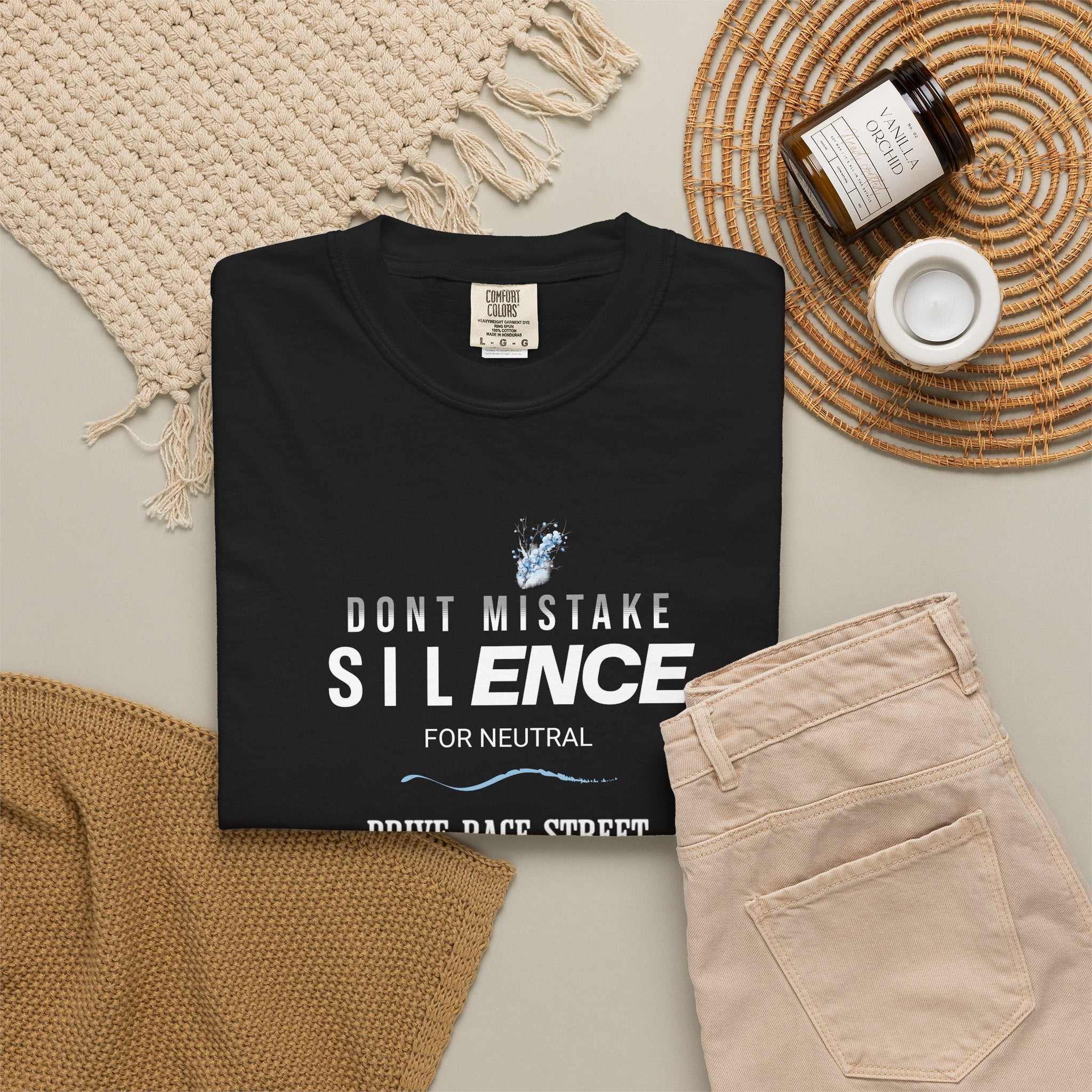 "Silence For Neutral" Streetwear Tee