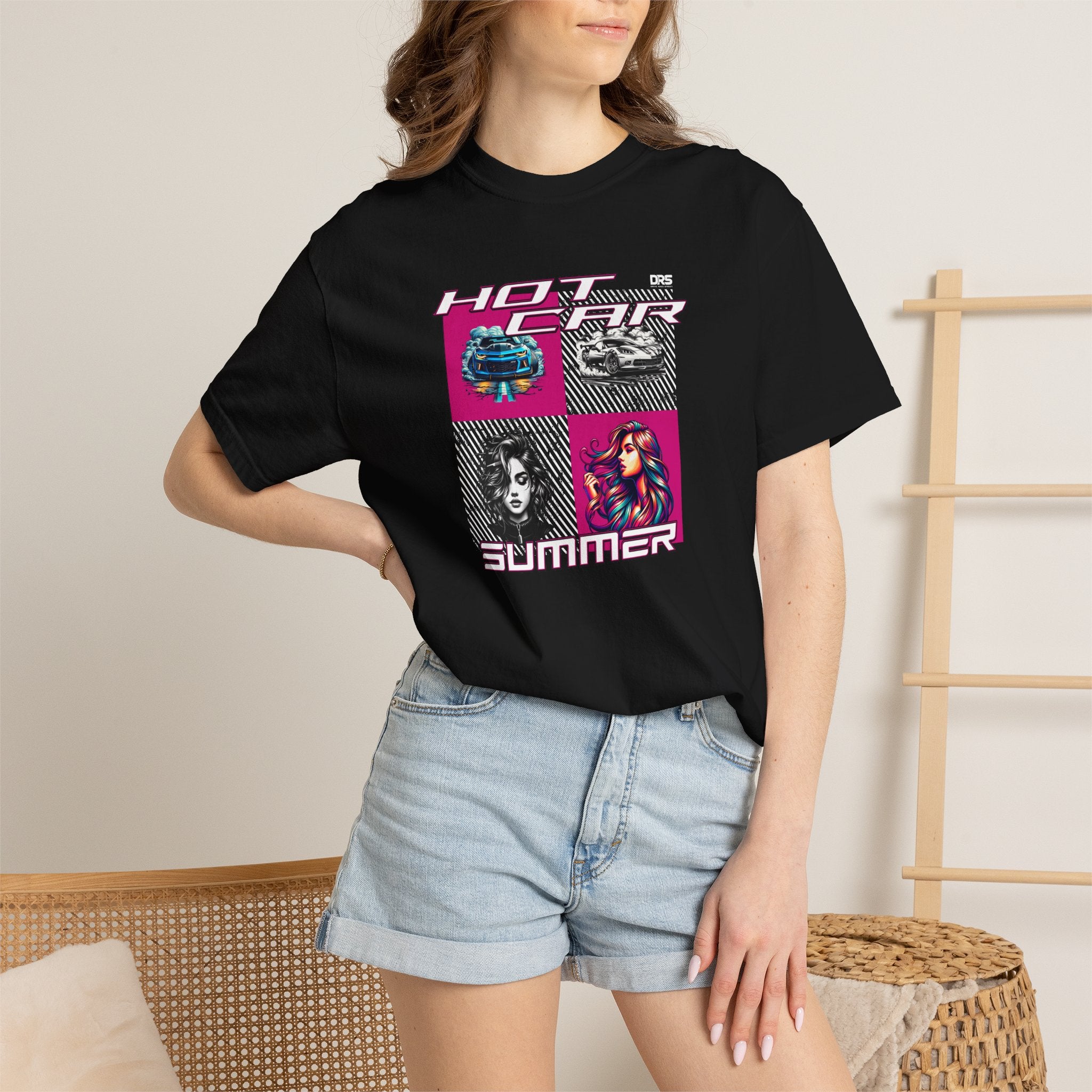 Hot Car Summer Boxy Graphic Tee
