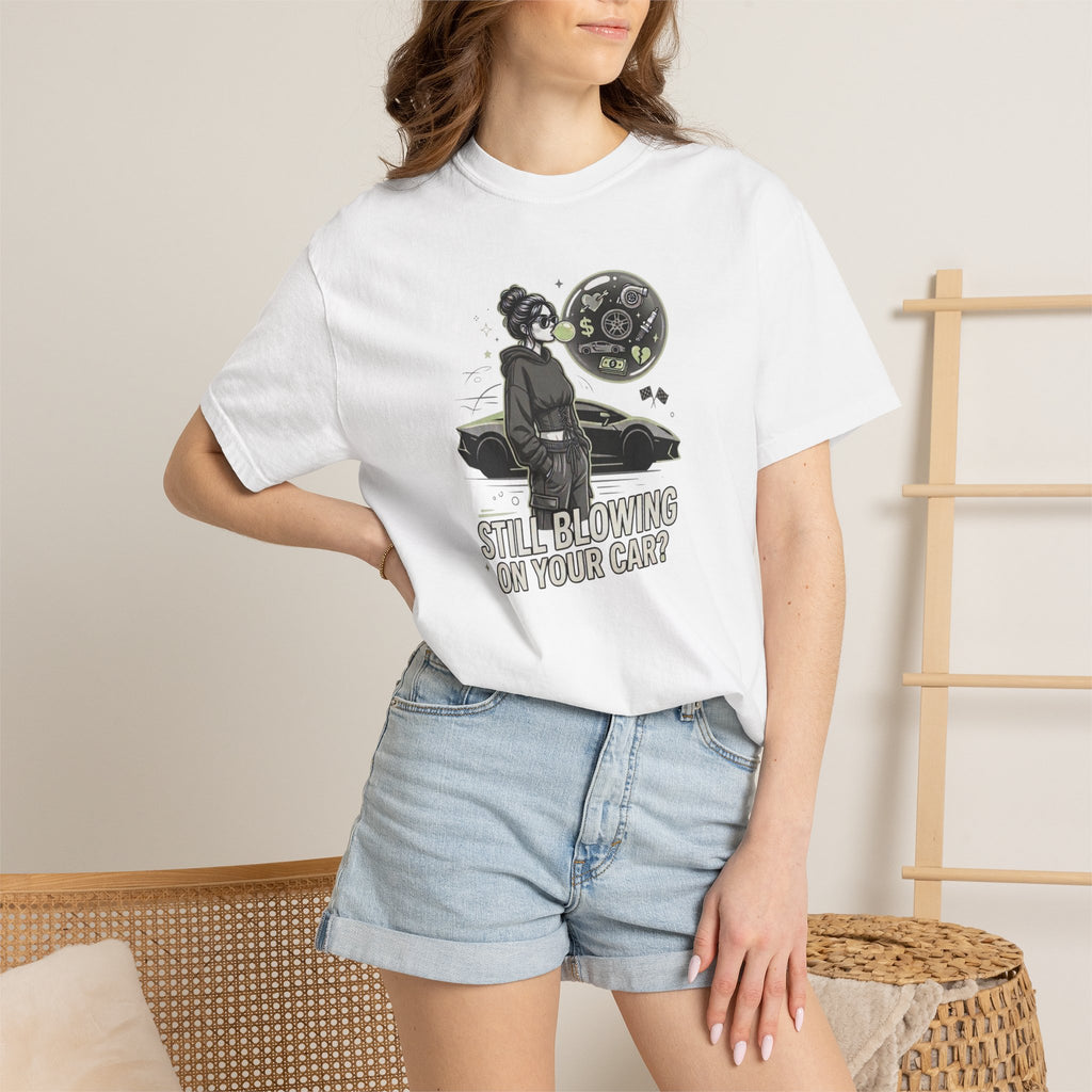 "Blowing Money Still?" Funny Boxy Tee